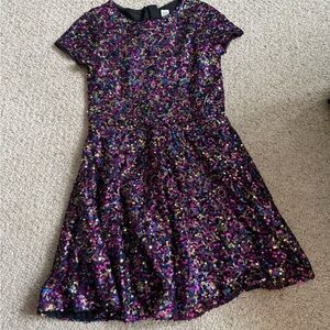 GAP Multicolor Sequin Kids Dress